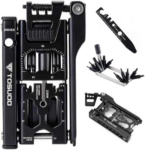 Bike Tool Kit 38-in-1, Bike Multitool with Tire Levers for Road and MTB