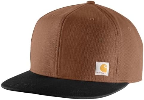 Carhartt Men's Firm Duck Flat Brim Cap