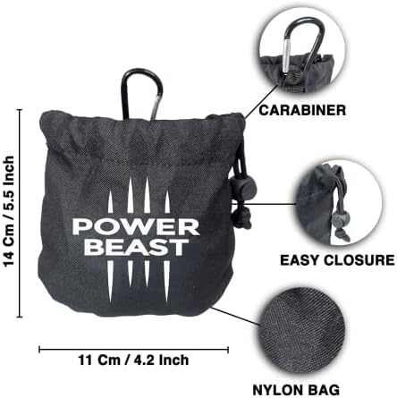 Refillable Chalk Ball + Bag, Boulder Chalk, Sport Chalk, Gymnastics, Rock Climbing, Bouldering, Weightlifting, Climbing, Pole Dance, Bodybuilding, Tennis, Padel, Cross Training, Gym.