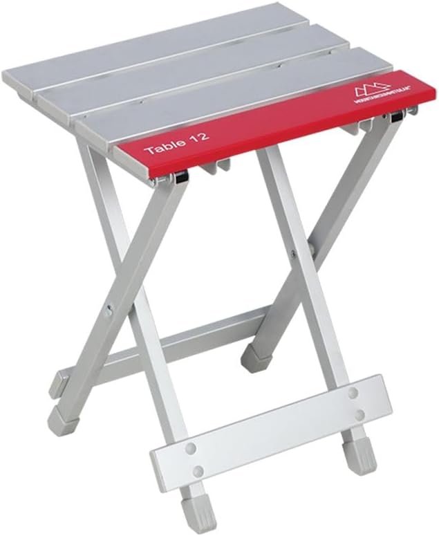 MOUNTAIN SUMMIT GEAR Portable Folding Camping Table 4 Sizes - Micro, Small, Standard & Large | Lightweight Aluminum Outdoor Camp Table for Camping, Picnic, Beach, Kitchen (Micro Table)