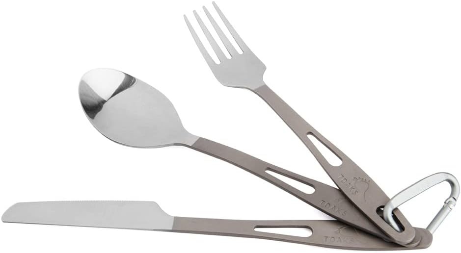 TOAKS Titanium 3-Piece Cutlery Set