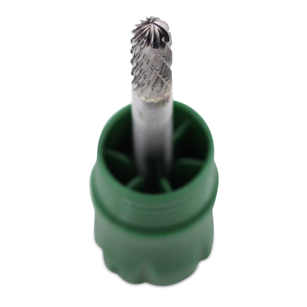 BHA Tungsten Carbide Burr, Double Cut 1/4" Shank