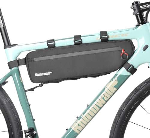 Rhinowalk Top Tube Bag - 2.1/2.7L Triangle Bag for Road & Gravel Bikes