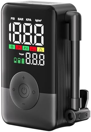 Bike Tire Pump,20s Fast Inflate Bicycle Pump with Guage