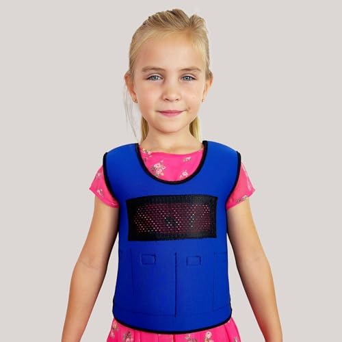 Weighted Vest for Kids with Sensory Needs(Small, Ages 2-4) - Compression Vest for Children with Autism, SDP, ADHD, ADD, Sensory Overload - Kids Weighted Vest Includes 2lbs Adjustable Weights
