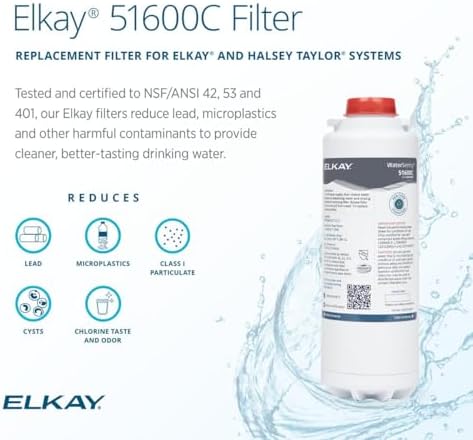 Elkay Genuine WaterSentry 51600C High Capacity Replacement Filter
