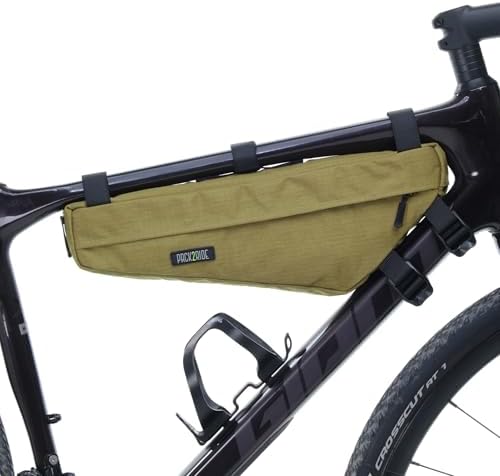 PACK2RIDE Mira Bike Frame Bag - Water Resistant, Durable Cordura Fabric & Bicycle Equipment Bag - Biking Storage, Bikepacking Pouch, Road for Cycling Adventures