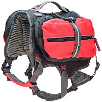 iEnergy™ MAL Dog Backpack: Weatherproof, Padded Hiking Gear for Dogs - Perfect for Large and Small Dogs - Dog Travel Bag with Hiking Harness - Medium Size