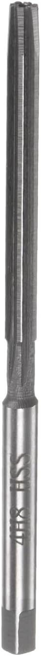 uxcell Hand Reamers, 13mm H8 Metric Reamer Drill Bit for Metal Wood Hole Reaming, Straight Flute High Speed Steel (HSS) Tool