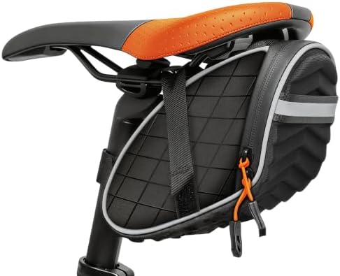 Bike Saddle Bag Bicycle Under Seat Bag 3D Shell for Mountain/Road Cycling