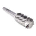 BHA Tungsten Carbide Burr, Double Cut 1/4" Shank