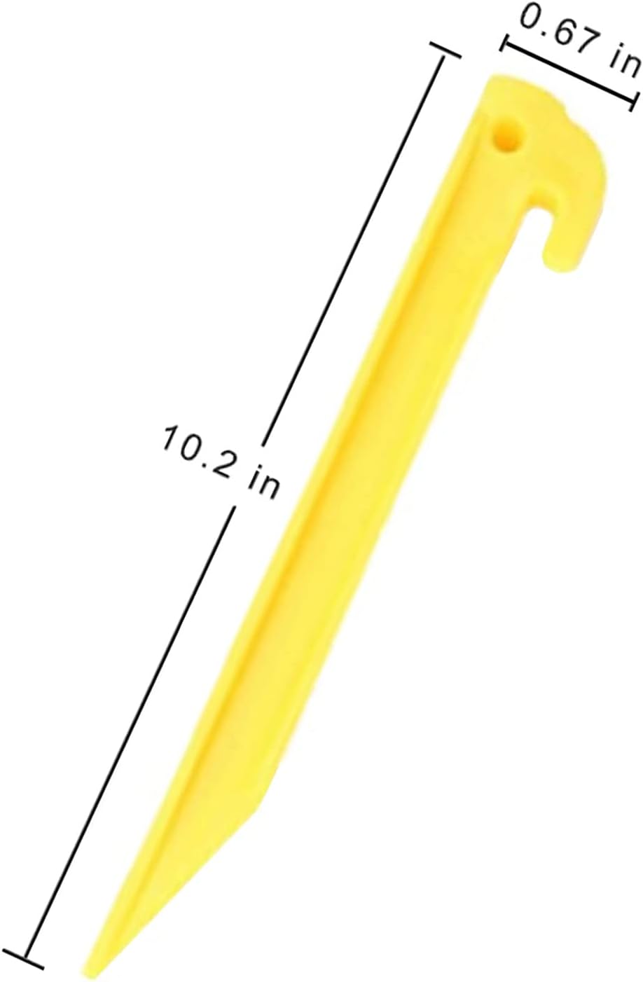AITIME 30 Pcs Plastic Tent Stakes, 9 Inch Heavy Duty Camping Tent Pegs