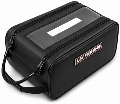 LIV FISHING EZ PRO Tackle Bag - Pull Handle, Clear Window, Fits 25+ Baits
