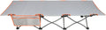 MOUNTAIN SUMMIT GEAR Horizon Camping Cot in Quilted Large or EZ Setup, 300 lb Capacity, Easy Fold Steel Frame with Carry Bag