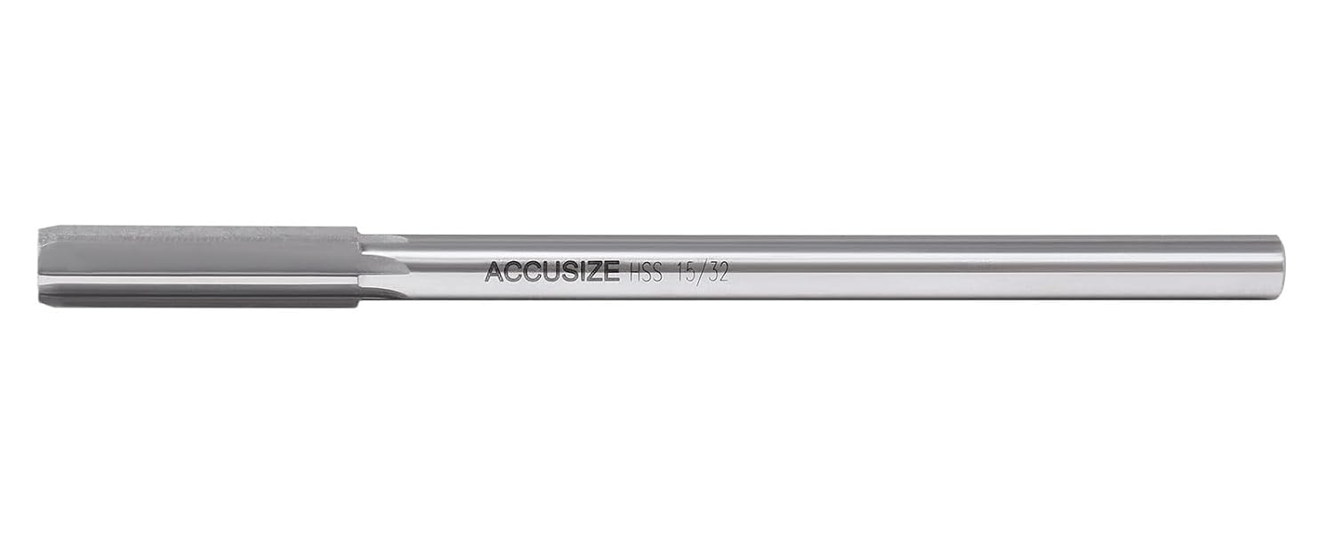 Accusize HSS Chucking Reamer Set 1/16 to 1/2 in by 1/64, 5500-SF00