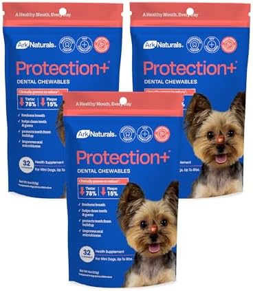 Ark Naturals Protection+ Brushless Toothpaste Bundle - Mini Breeds (3 Pack)
