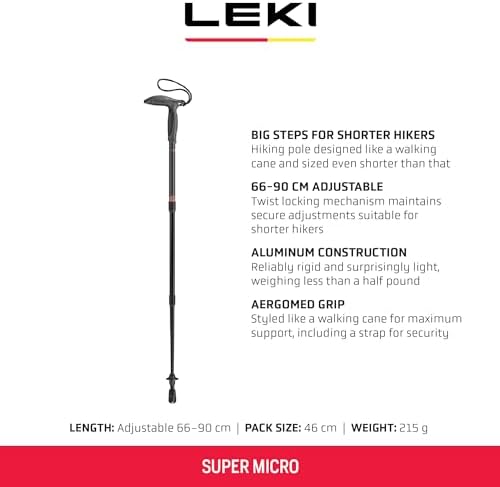 LEKI Super Micro Trekking Pole (Single)