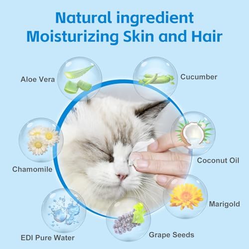 OPULA Dog Eye Wipes Biodegradable, Hypoallergenic Cat Dog Eye Cleaner, Pet Tear Stain Remover Wipes | Wrinkle, Face, Eye Cleaner Pads to Gently Remove Discharge, Crust | Unscented Pet Tear Wipe -300PZ