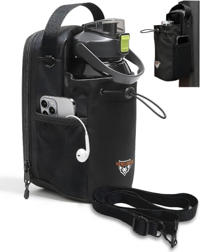 Magnetic Gym Bag Water Bottle Holder for 20-60oz Bottles, Tumblers