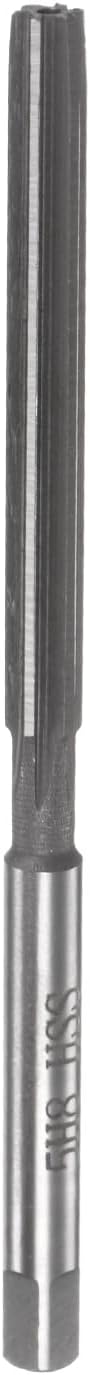 uxcell Hand Reamers, 13mm H8 Metric Reamer Drill Bit for Metal Wood Hole Reaming, Straight Flute High Speed Steel (HSS) Tool