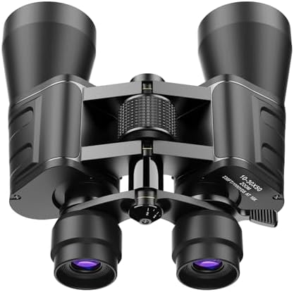 10-30x50 High Power Zoom Binoculars for Adults, Low Light Night Vision/Daily Waterproof / BAK7 Prism/FMC Lens, HD Professional Binoculars for Bird Watching, Hunting, Outdoor, Hiking.