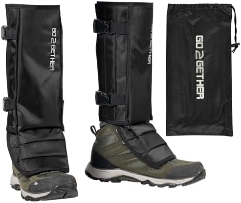 G2 GO2GETHER Snake Gaiter, Gaiters for Hunting, Waterproof Snake Chap for Men and Women,Shoe Boot Leg Gaiter with Adjustable Size