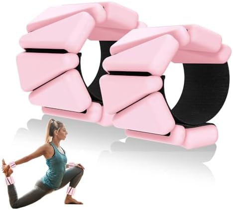 Wrist Ankle Weight for Women, Adjustable Silicone Weight Set of 2 Lbs Pair