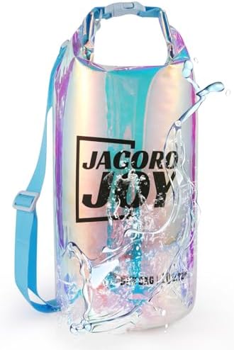 Iridescent Dry Bag, 10L Waterproof Beach Bag