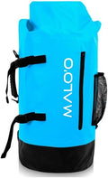 Malo’o 45L Waterproof Dry Bag Backpack – Heavy Duty Roll Top Fishing & Beach Backpack, IPX6 Water Resistant Gear Bag for Kayaking, Camping, Surf, Travel & Outdoor Adventure
