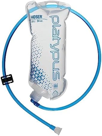 Platypus Hoser Hands-Free Hydration System Water Reservoir, 1-Liter, With Fast Flow Valve, one color