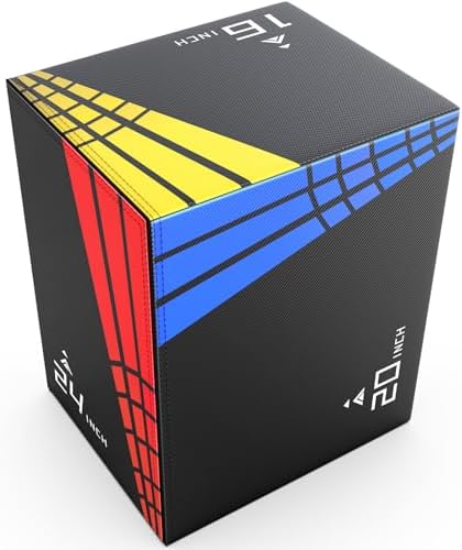 GIKPAL 3-in-1 Foam Plyo Box, Soft Plyometric Jump Box for Home Gym Use