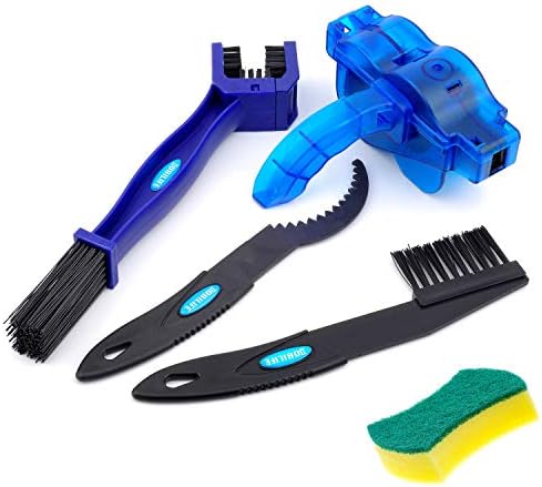 Bike Cleaner Tools, Chain and Gear Cleaning Brush Maintenance Kit for Bike & Motorcycle