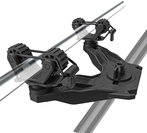 Multifunctional Kayak Paddle Holder, Space-Saving Kayak Paddle Holder, Offset Paddle Holder Kayak Track Mount, Kayak Rail Accessories for Fishing