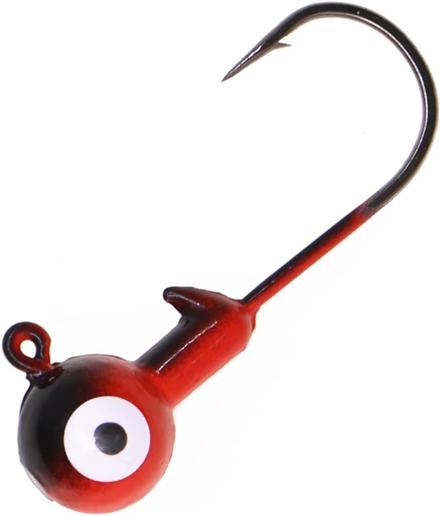 Fishing Lures Jig Heads,Ball Heads 1/32oz-1oz,Sharp Fishing Hooks for Freshwater or Saltwater