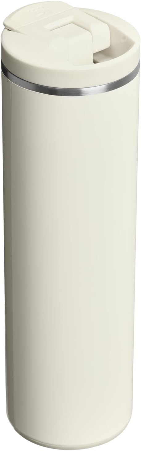 STANLEY Transit FlipTop Mug | Leakproof Coffee Travel Cup | Vacuum Insulated Stainless Steel | Stays Hot or Cold for Hours | BPA-Free | 16 oz | Cream Gloss