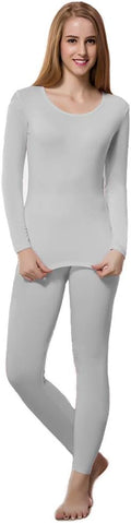 Women's Thermal Underwear Base Layer with Fleece Lined Winter Cold Weather