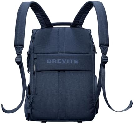 BREVITE - The Runner - Compact Camera Backpacks for Photographers - A Minimalist & Travel-friendly Photography Backpack Compatible With Both Laptop & DSLR Accessories 18L (Moonlit Blue)