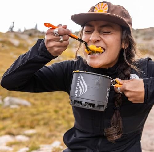 Jetboil TrailWare Backpacking and Camping Utensil Set, Extendable Fork, Knife and Spoon