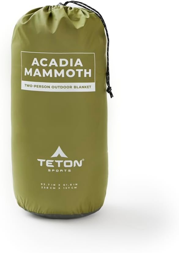 Teton Acadia Camp Blanket, Outdoor Blanket, Machine Washable, Picnics, Car Camping, Overlanding, Outdoor Adventure