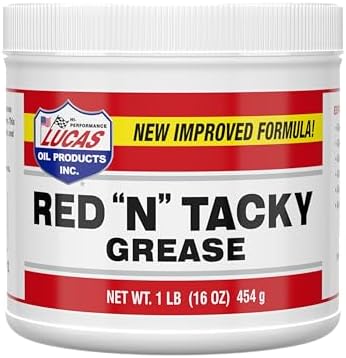 Lucas Oil 10318 Red N Tacky Grease 3 Ounce Combo Pack (Pack of 10)
