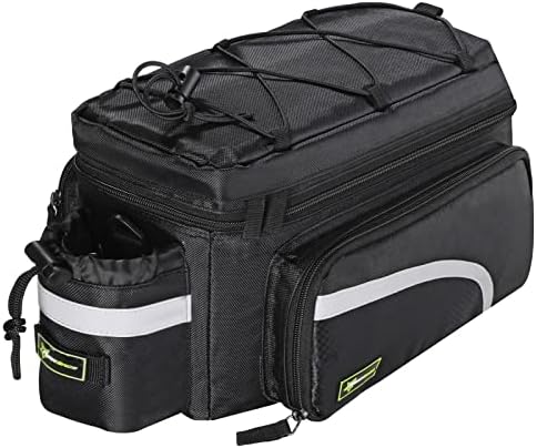 ROCKBROS Bike Trunk Bag 13L-25L Bike Rear Rack Bag Expandable Side Pockets