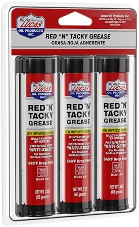 Lucas Oil 10318 Red N Tacky Grease 3 Ounce Combo Pack (Pack of 10)