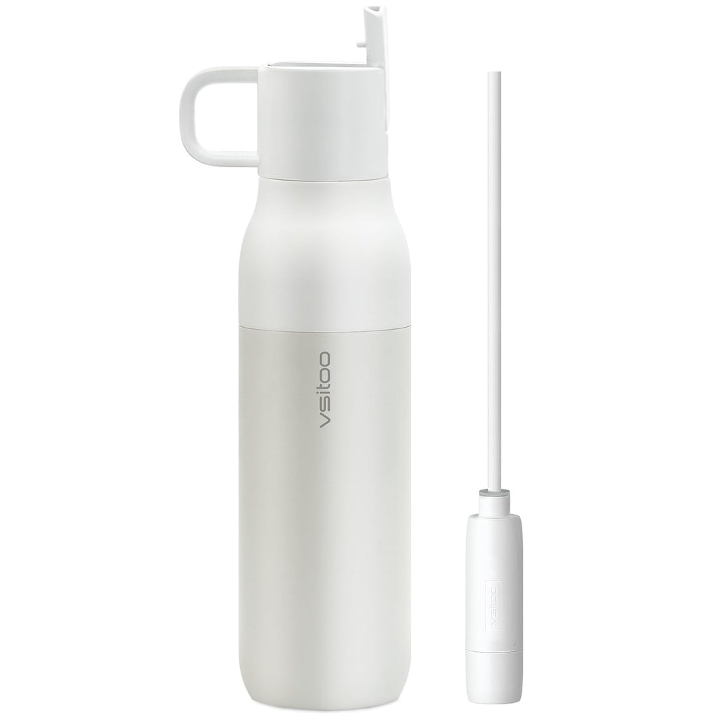 VSITOO S2 25oz Insulated Stainless Steel Filtered Water Bottle with Straw