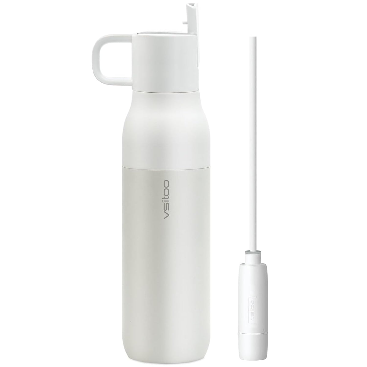 VSITOO S2 25oz Insulated Stainless Steel Filtered Water Bottle with Straw