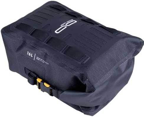 Giant Loop Revelstoke Dry Bag, Waterproof Roll-Top Motorcycle Bag, 16-Liter Capacity, Fits Any Motorcycle, UTVs, ATVs, Snowmobiles & More (Gray)