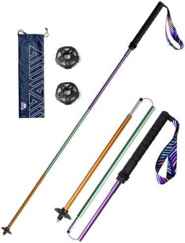 AONIJIE Trail Running Poles Collapsible Hiking Poles for Travel Backpacking