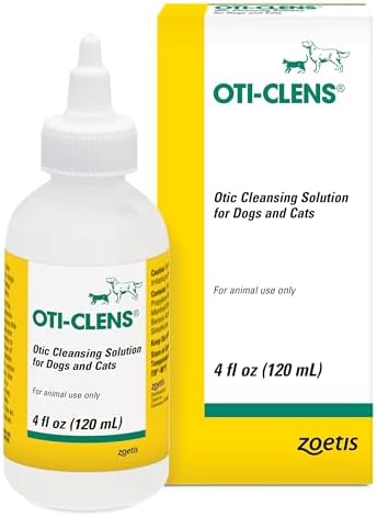 Oti-Clens Ear Cleansing Solution for Dogs & Cats, 4 oz