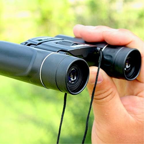 500x25 HD Powerful Binoculars 5000M Long Range Folding Mini Telescope Professional Hunting Telescope Zoom Military HD BAK4 FMC Optics for Hunting Sports Outdoor Camping Travel Outdoor Gifts