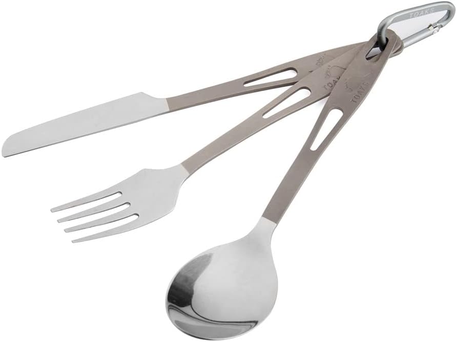 TOAKS Titanium 3-Piece Cutlery Set