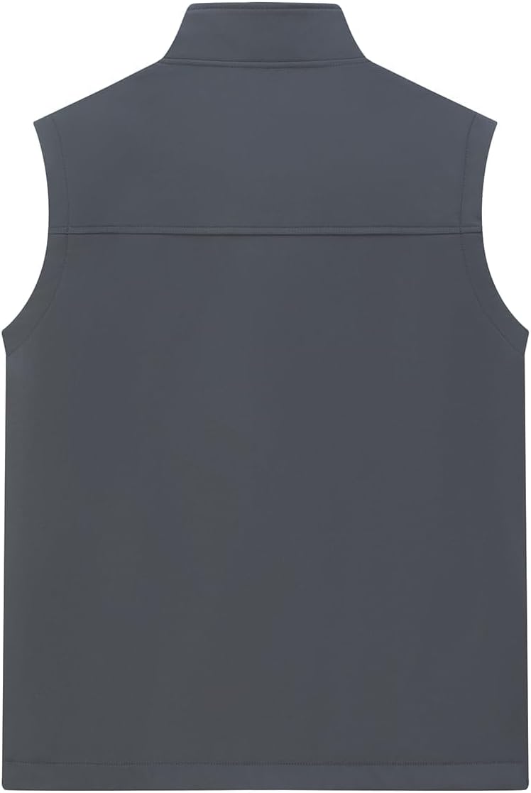 Msmsse Men's Outerwear Lightweight Vest Standing Collar Puffer Sleeveless Jacket for Hiking Running Golf